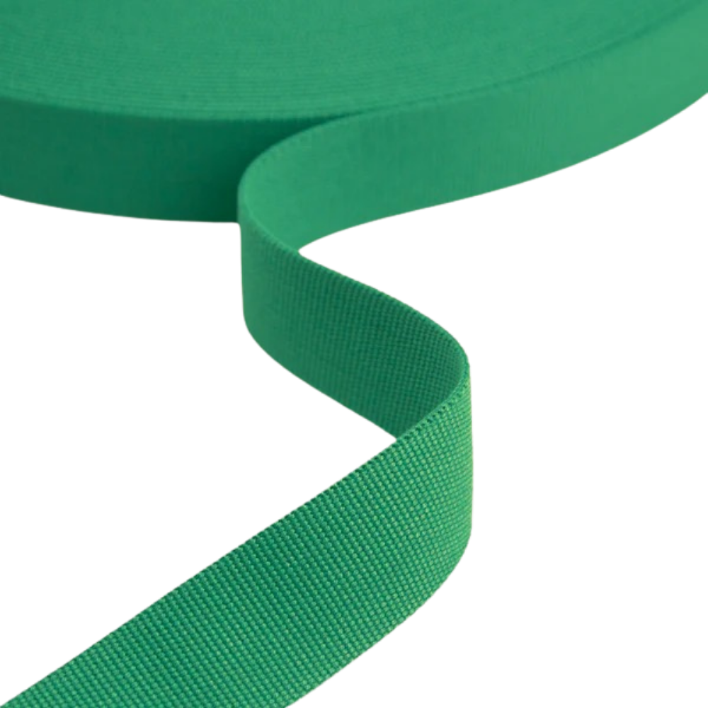 Gurtband einfarbig 40mm - Emerald