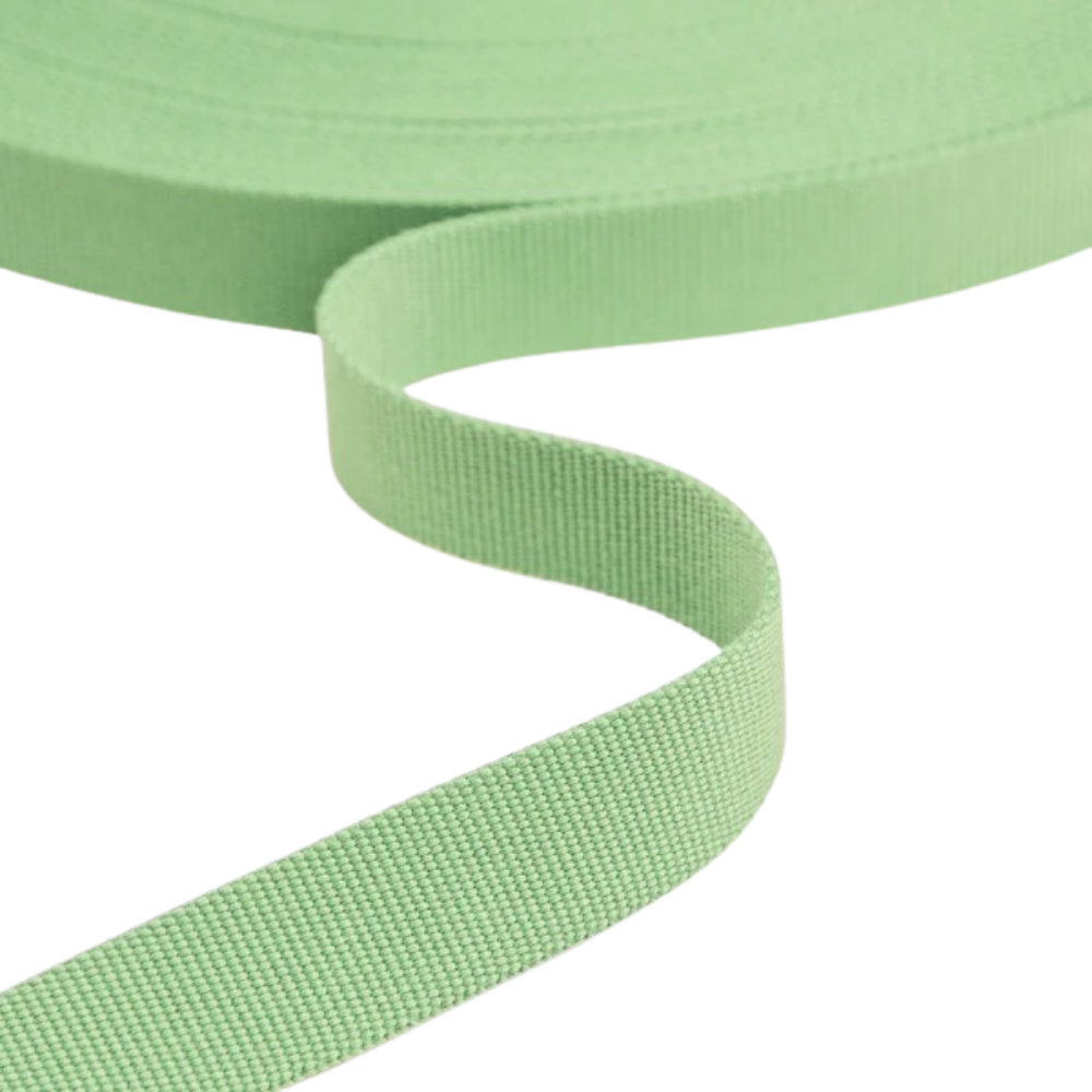Gurtband einfarbig 30mm - Pistachio Creme