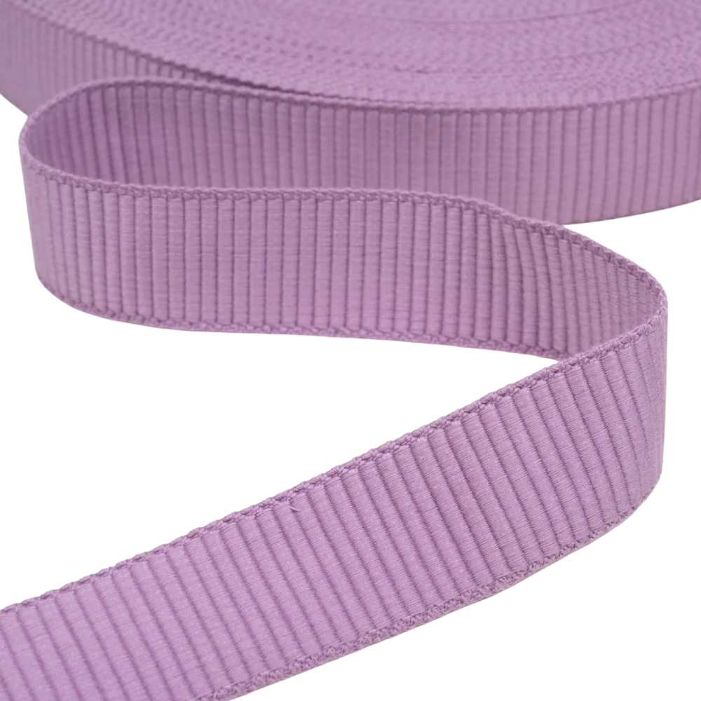 Gurtband - 40mm - Querstruktur in Lavendel