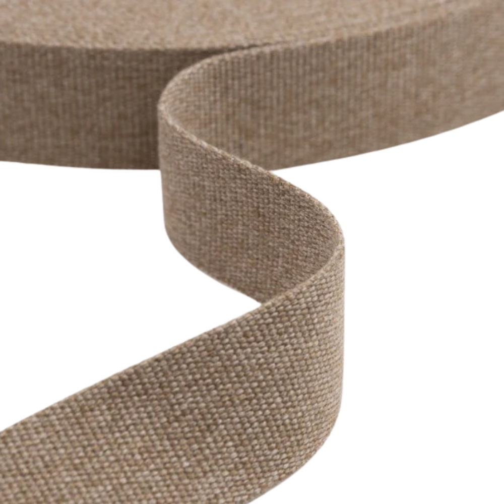 Gurtband einfarbig 40mm - Mink (meliert)