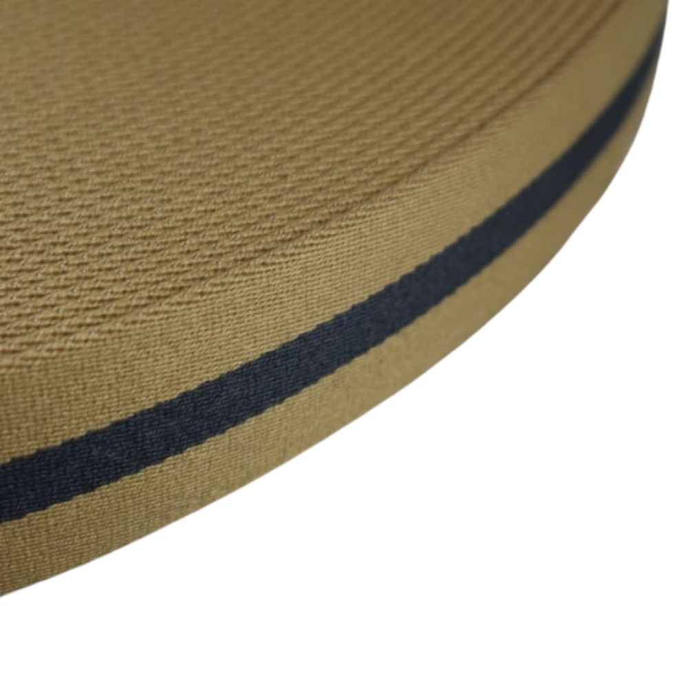Gurtband Premium 40mm Stripe in Golden Bronze