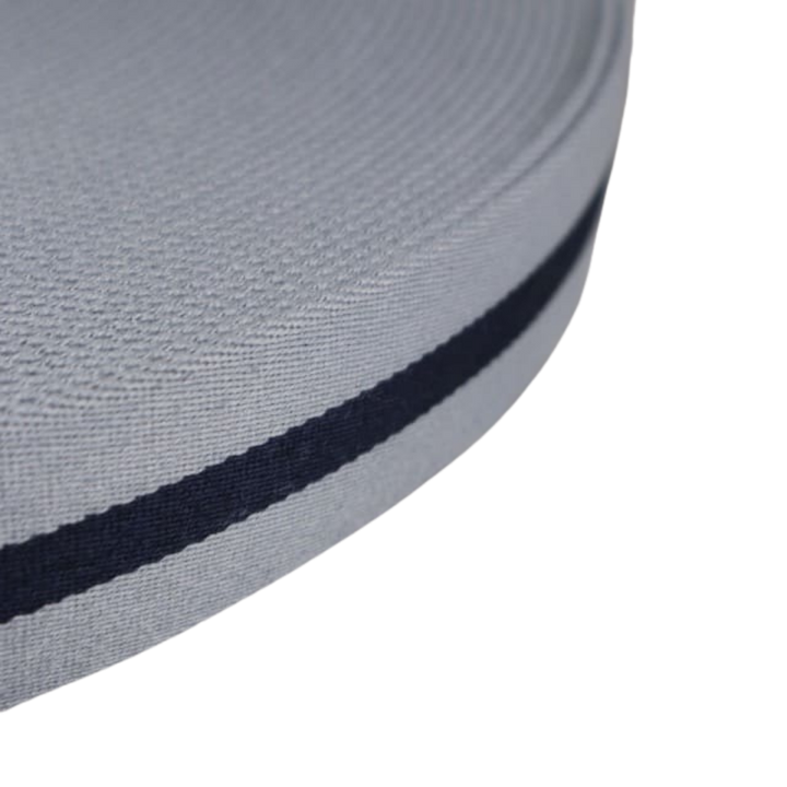 Gurtband Premium 40mm Stripe in Ash