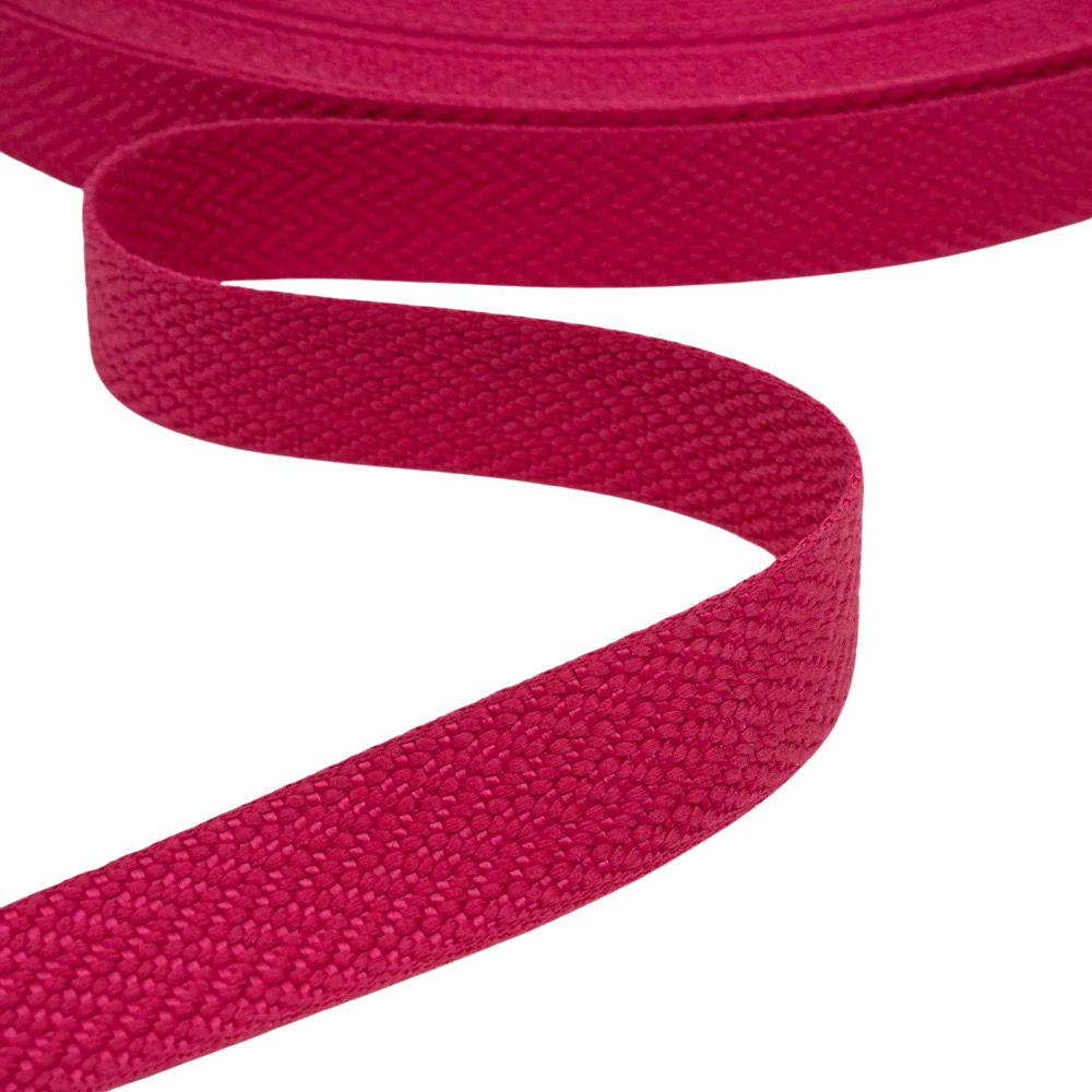 Gurtband - 30mm - Herringbone Struktur in Dragon Fruit