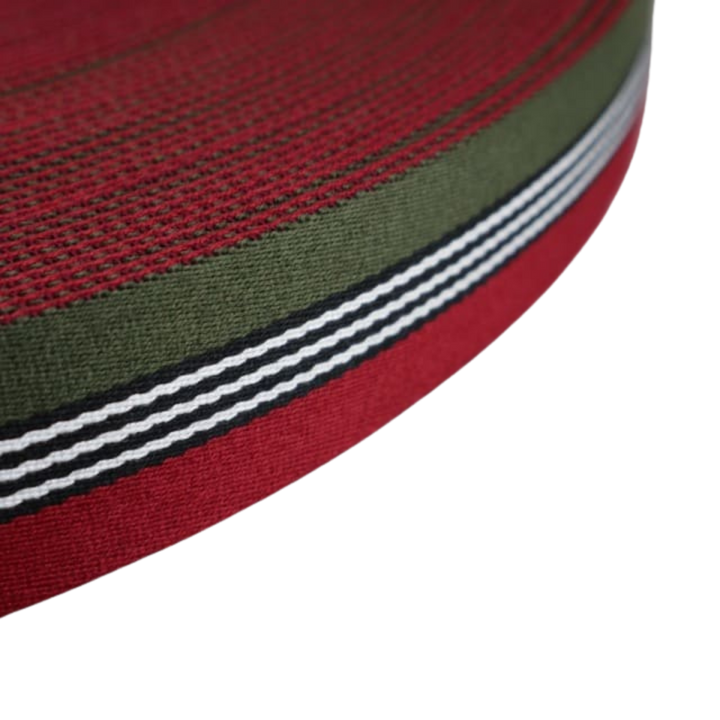 Gurtband Merchant and Mills 30mm - Dashing Forest/Cherry