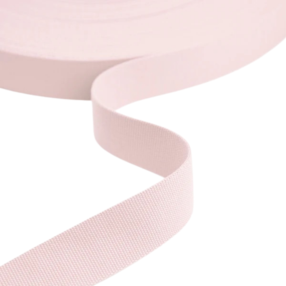 Gurtband einfarbig 40mm -Shell Pink