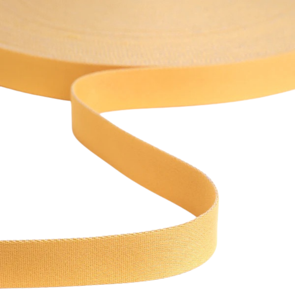 Gurtband Solid 30mm - Bright Yellow (glatt)