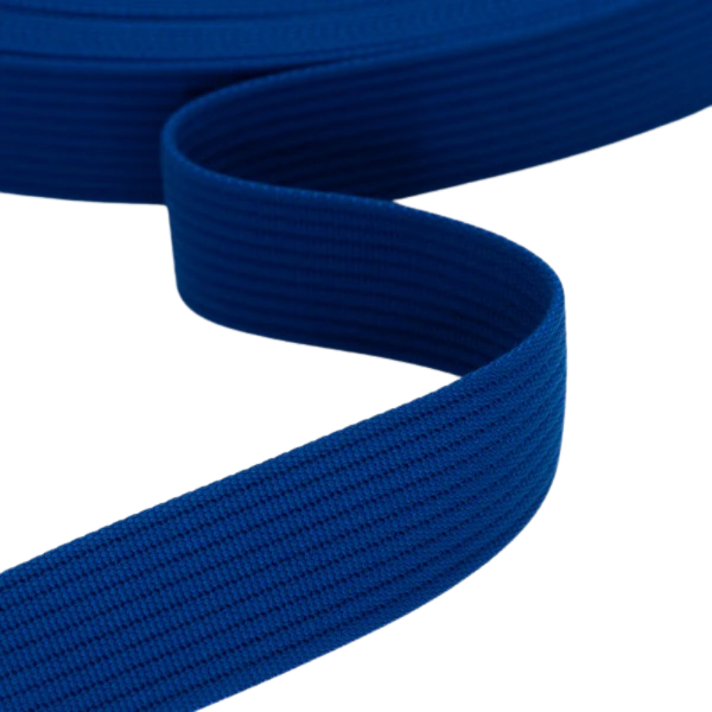 Gurtband Premium Längsstruktur- Einfarbig in Cobalt Blue