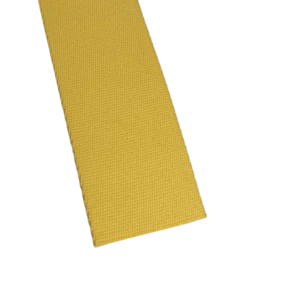 Gurtband Solid 40mm in Bright Yellow (glatt)