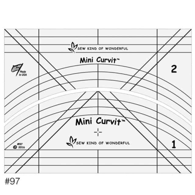 Mini- Curvit Ruler für Longarmquilting