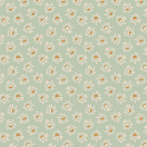 Art Gallery - Suzy Quilts - Slow Summer - Susans in Pistachio