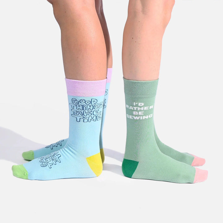 Socken von Kylie and the Machine: Good things take time (Universalgröße)