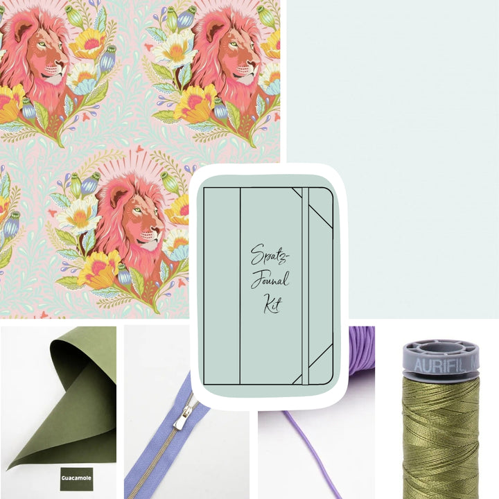 Spatzjournal A5 - Set 2 - Tula Pink Everglow Lunar