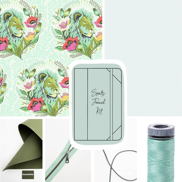 Spatzjournal A5 - Set 7 - Tula Pink Everglow Karma