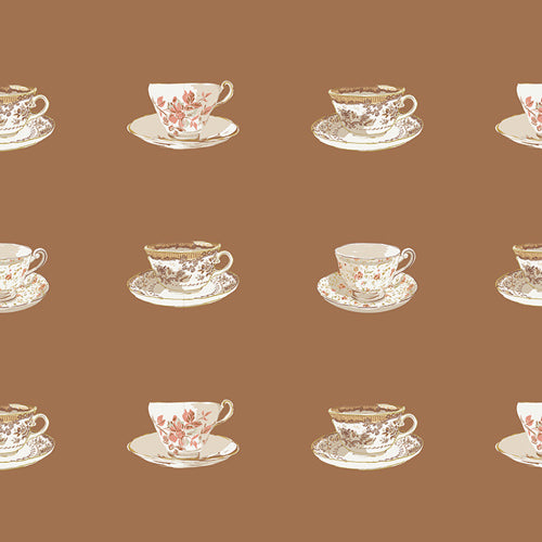Art Gallery Fabrics - Sharon Holland - Spruce - Cup of Tea