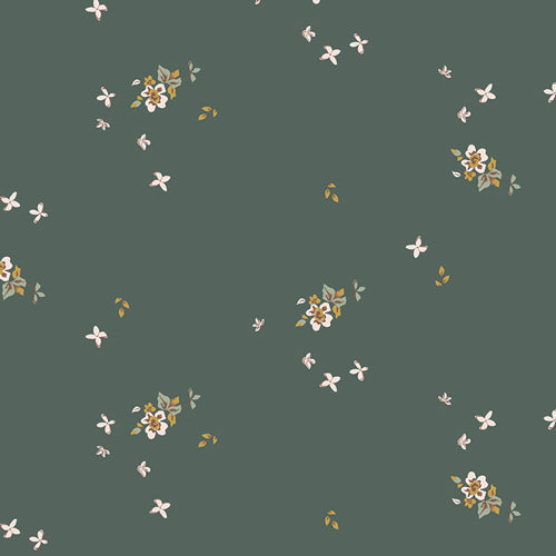 Art Gallery Fabrics - Sharon Holland - Spruce - Delicate Balance Evergreen