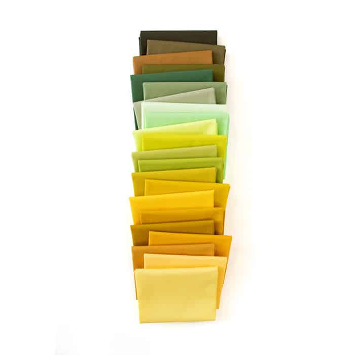 Art Gallery Pure Solids Fat Quarter Bundle No. 1 Sprouting Edition