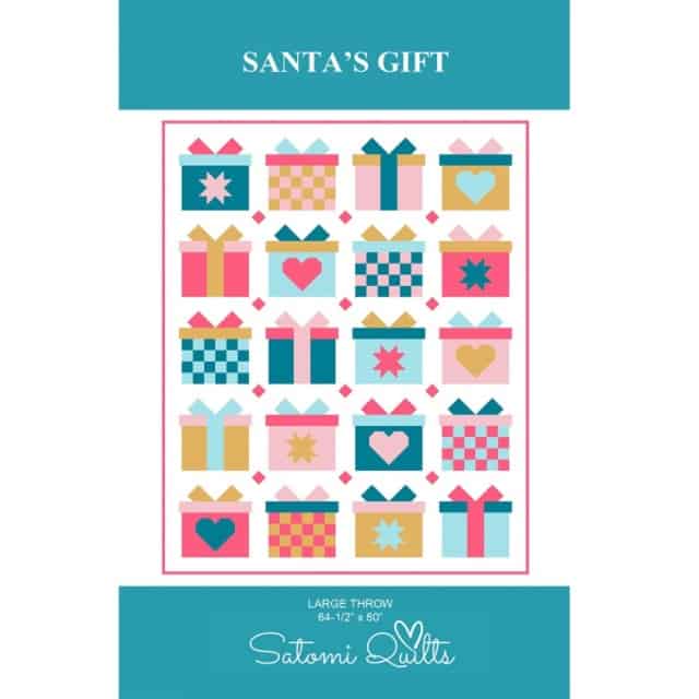 Schnittmuster Quilt "Santas Gift" von Satomi Quilts (englisch)
