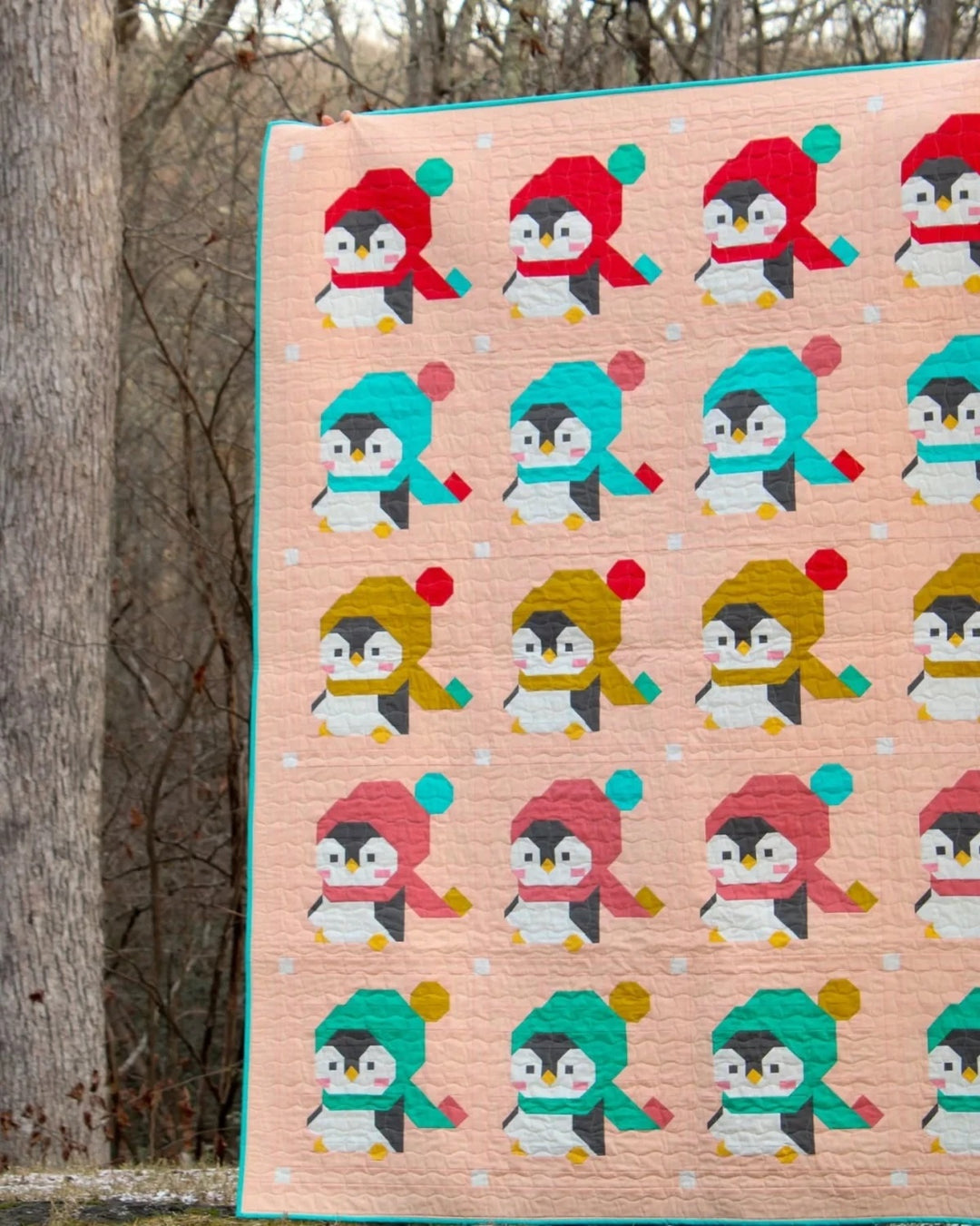 Schnittmuster Quilt "Winter Waddle" von Satomi Quilts (englisch)