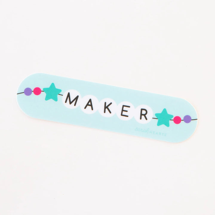 Sticker von Sarah Hearts: Maker Friendship Bracelet