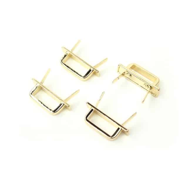 Riemenhalterungen in Gold (4-er Set)