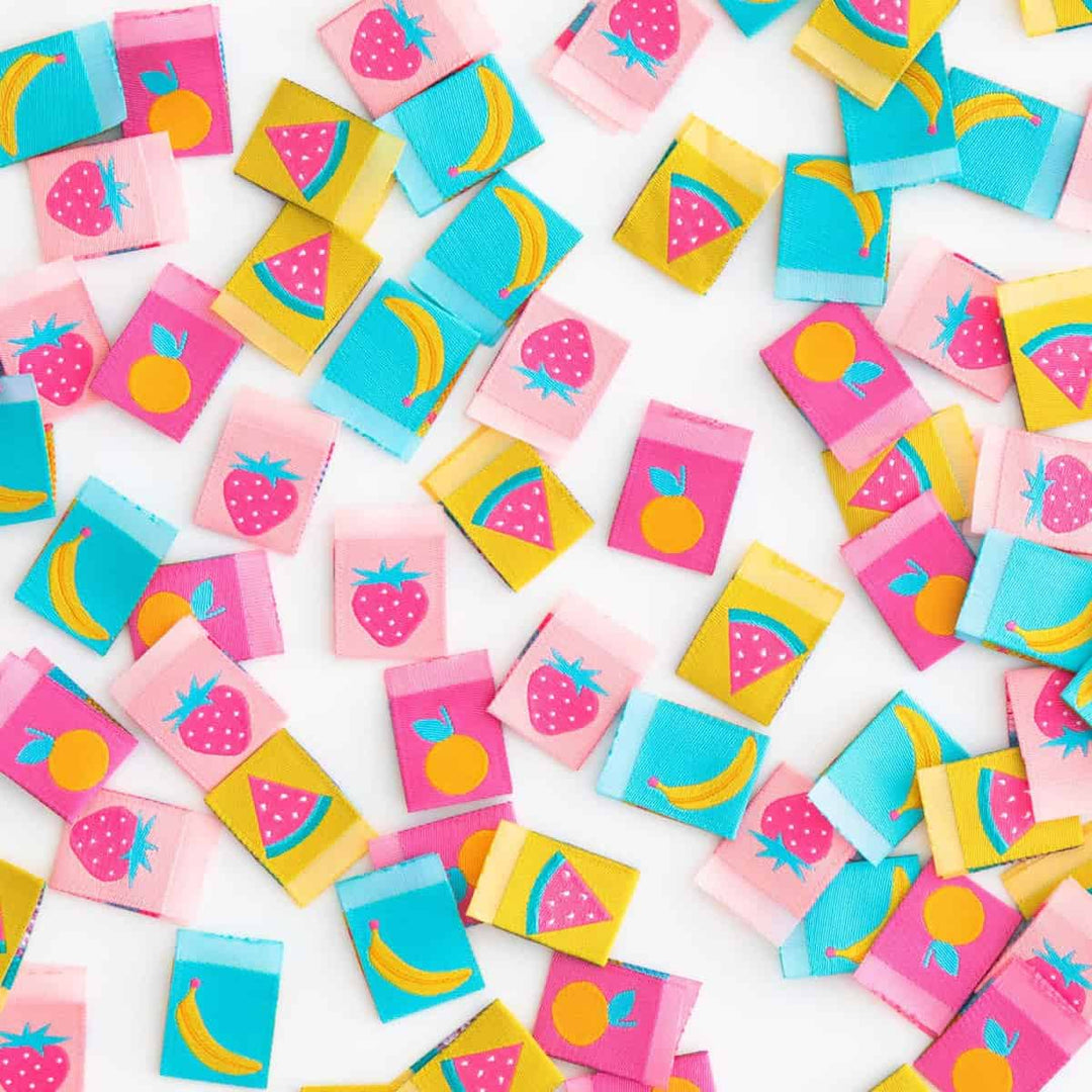 Webetiketten von Sarah Hearts: Summer Fruits Multipack (8 Stück)