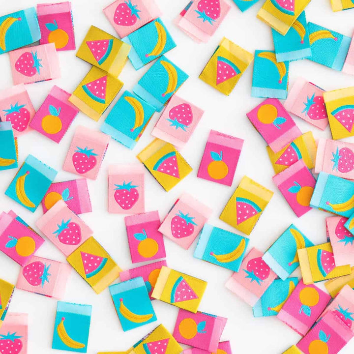 Webetiketten von Sarah Hearts: Summer Fruits Multipack (8 Stück)
