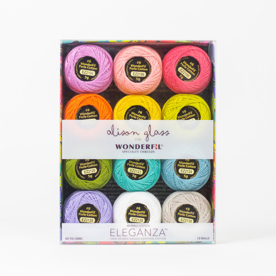 Wonderfil - Alison Glass - Eleganza Color Set - 8wt - Sun