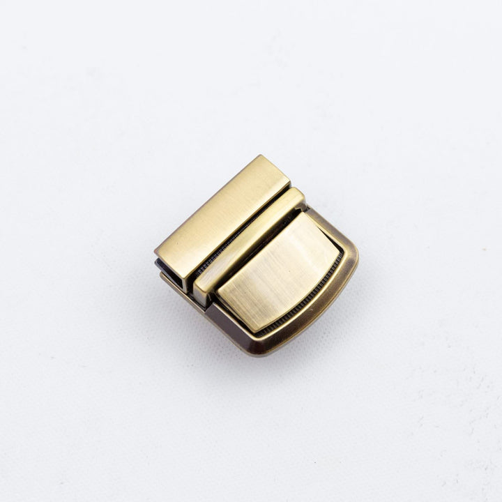 Steckschloss "Sylt" in Antique Brass (33mm breit)
