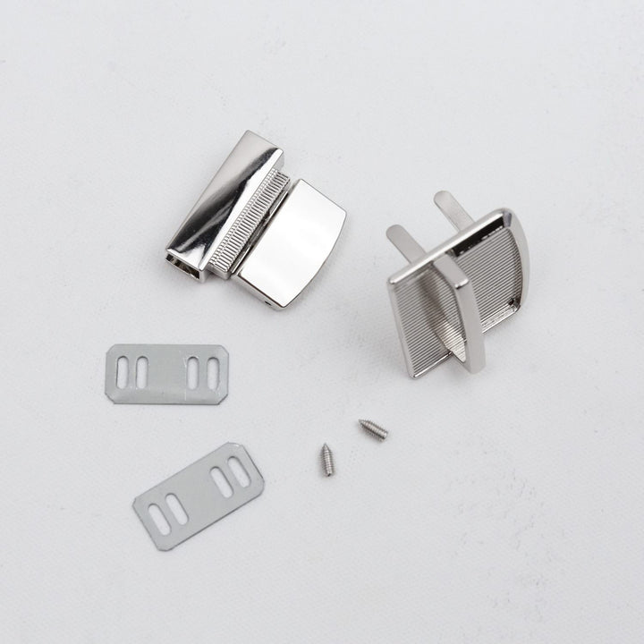 Steckschloss "Sylt" in Nickel (33m breit)