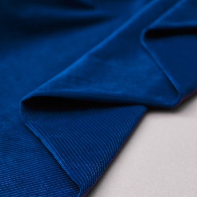 Mind the Maker - Organic Kora Corduroy - Cord in Cobalt Blue