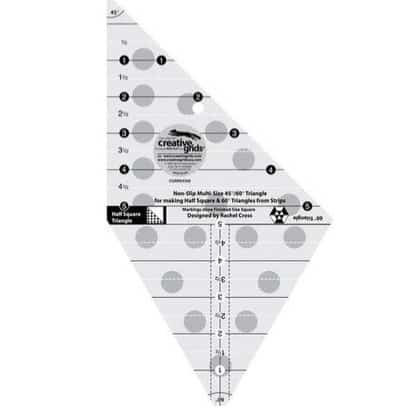 Creative Grids Lineal - Multi Size 45/60 Grad Triangle