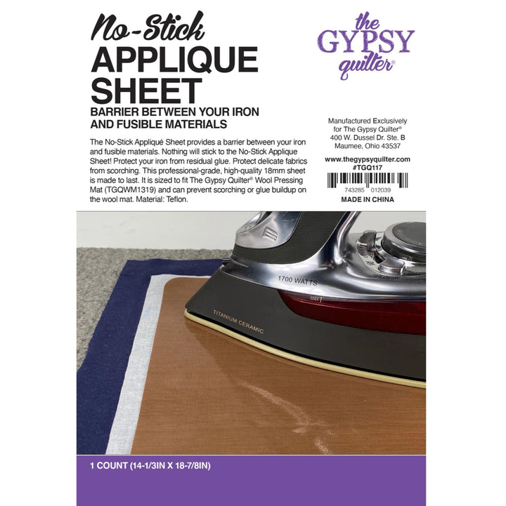 The Gypsy Quilter Bügelfolie - No-Stick Applique Sheet 14-1/3in x 18-7/8in
