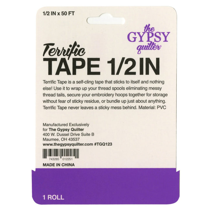 The The Gypsy Quilter Terrific Tape 1/2inch