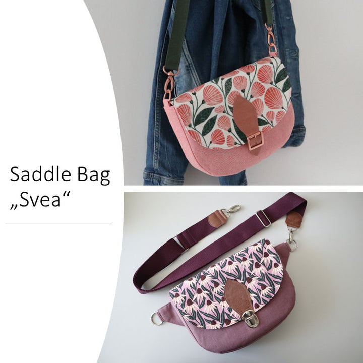 Schnittmuster Tasche - Saddle Bag Svea - Frau Schnitte - eBook