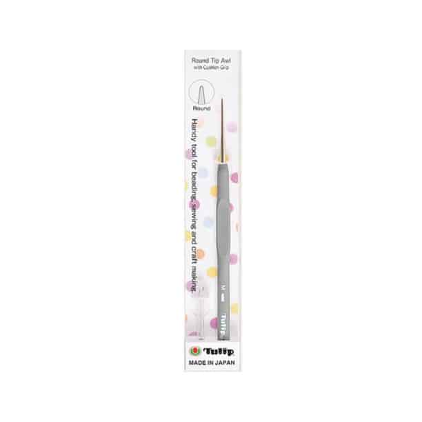 Tulip Hiroshima Round Tip Awl with Cushion Grip (Ahle mit runder Spitze und Komfortgriff)