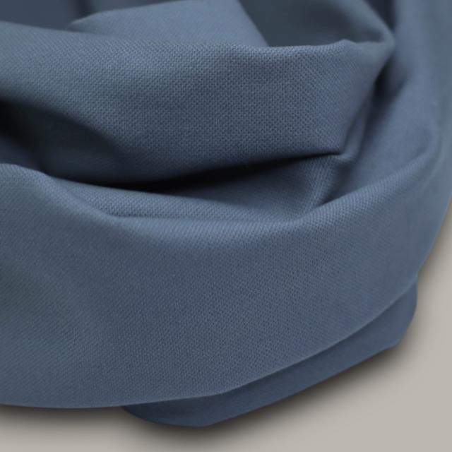 Mind the Maker - Dawn Cotton Canvas in Steel Blue