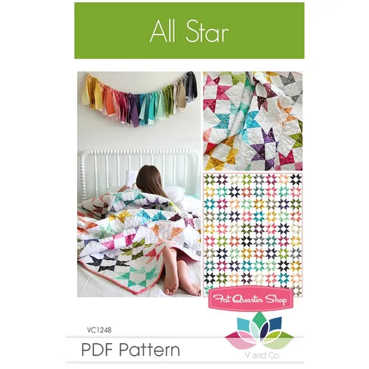 Schnittmuster Quilt "All Star" - V and Co.