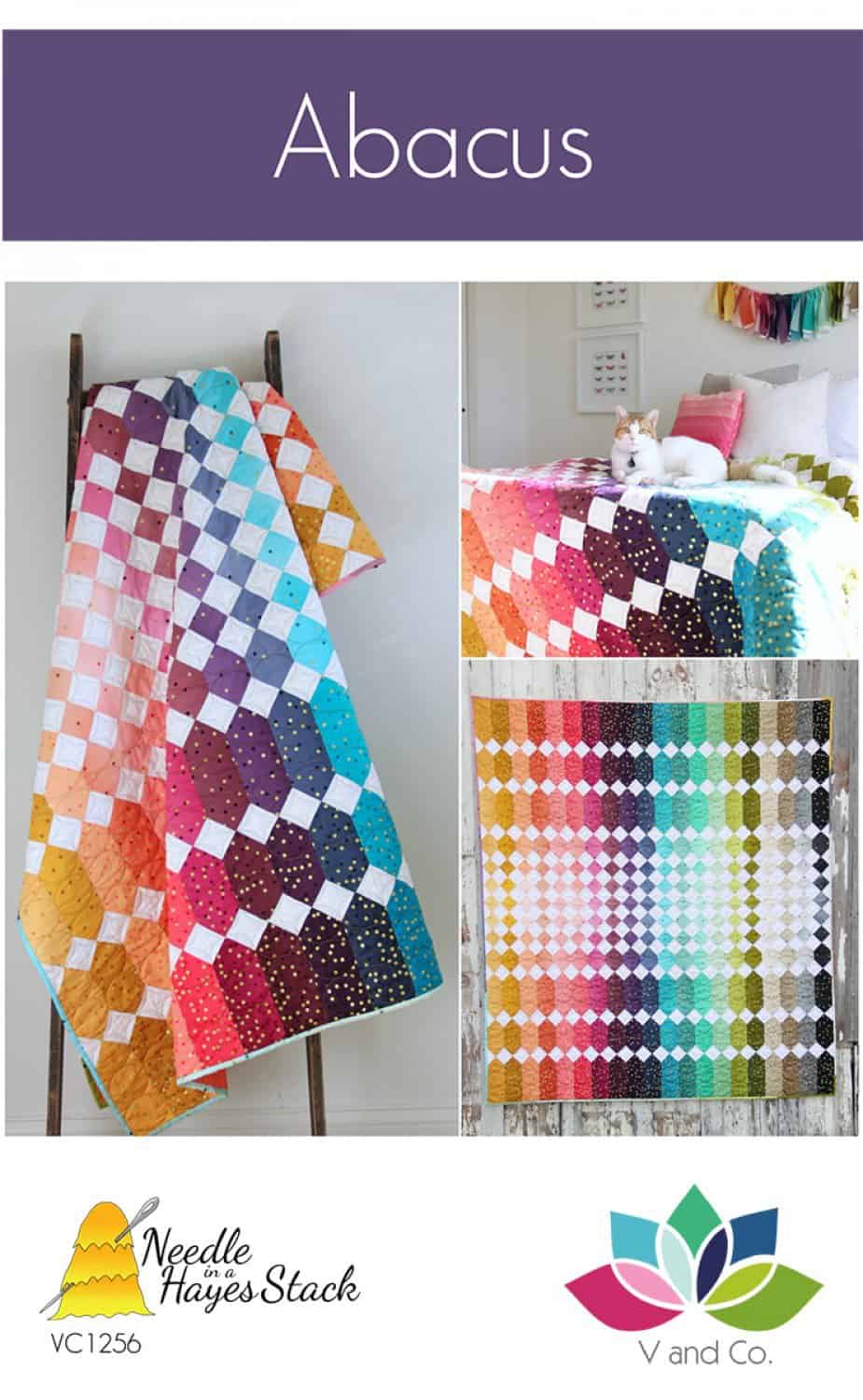 Quilt-Schnittmuster "Abacus" von V &amp;amp; Co. (englisch)