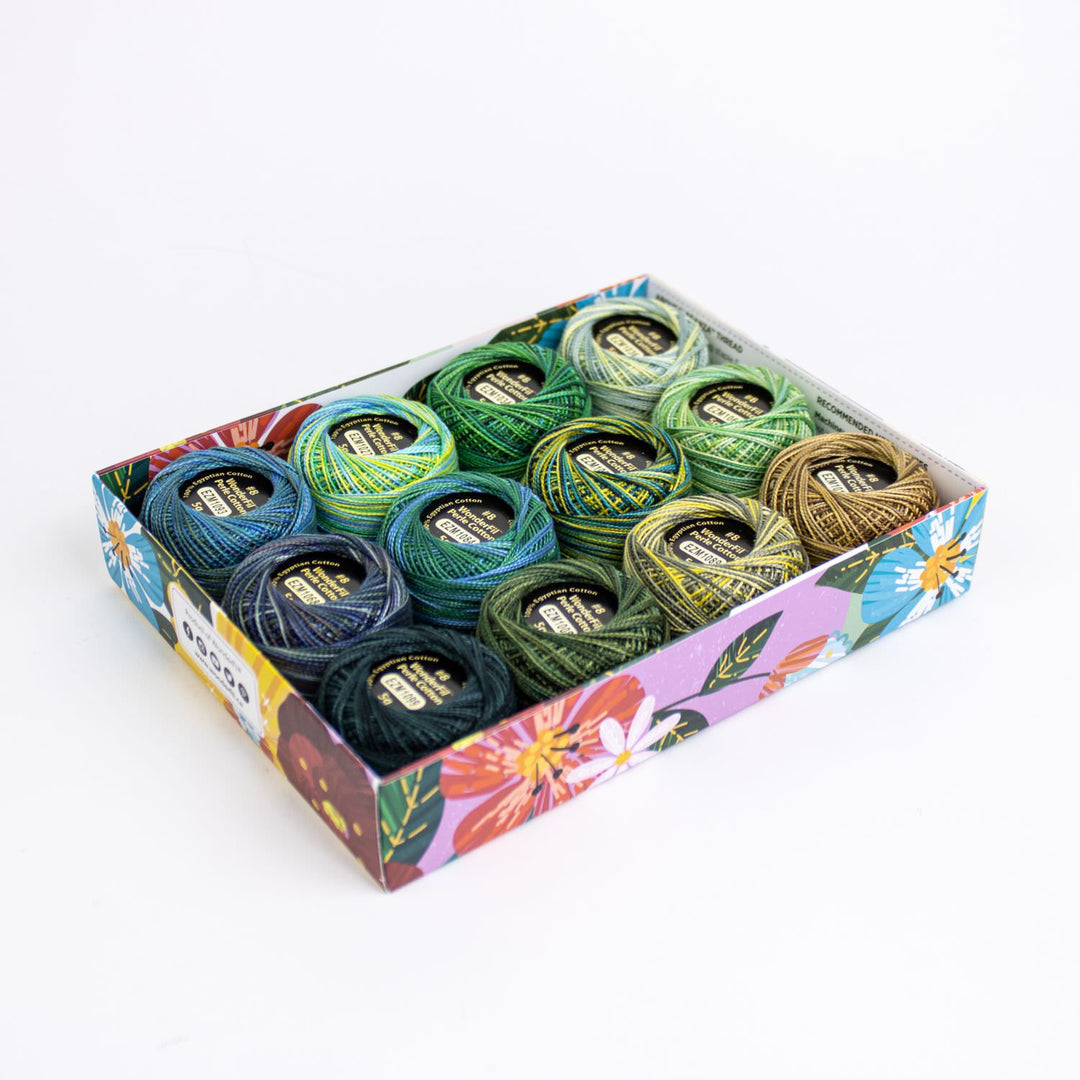 Wonderfil - Eleganza Color Set - 8wt - Meadow