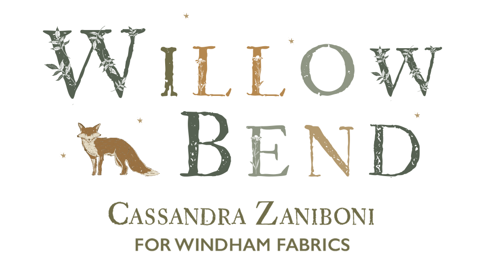 Windham Fabrics - Cassandra Zaniboni - Willow Bend  - Daisy Dance in Silver