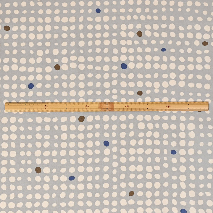 Kokka  Linnea Basic - Dots in Natur/Rosé (Oxford)