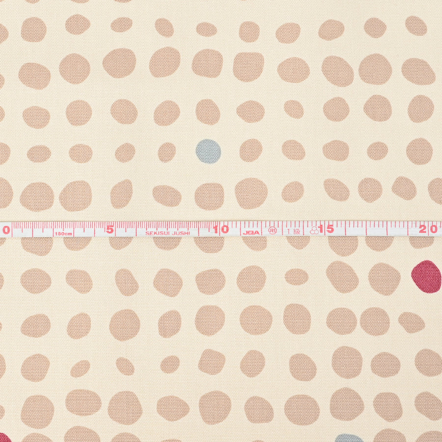 Kokka  Linnea Basic - Dots in Hellgrau/Dunkelgrau (Oxford)