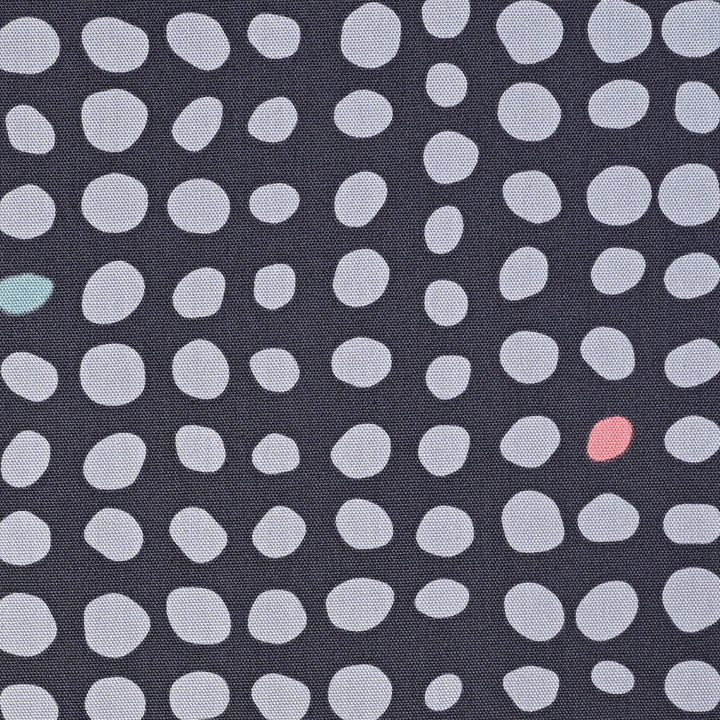 Kokka  Linnea Basic - Dots in Hellgrau/Dunkelgrau (Oxford)