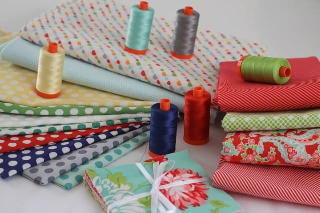 Bonnie and Camille with Simplify Aurifil