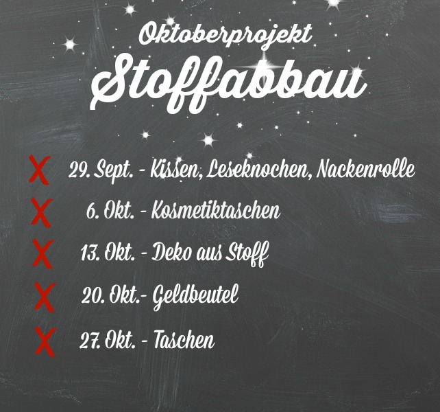 Oktoberprojekt Stoffabbau 2014