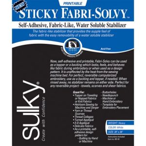 Sticky Fabri-Solvy
