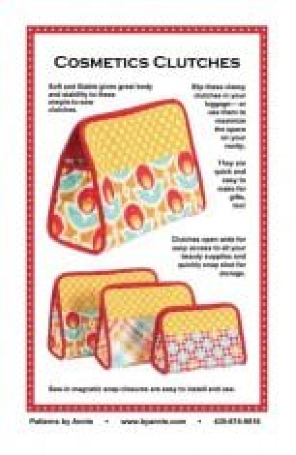 Schnittmuster by Annie "Cosmetics Clutches"