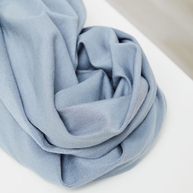 MeetMilk TENCEL™ Light French Terry in Blue Mist - Reststück 100cm – Bild 2