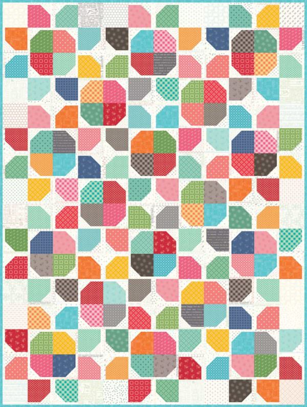 Papier-Schnittmuster "Bee In My Bonnet Sugar Stars Quilt" (englisch) – Bild 2