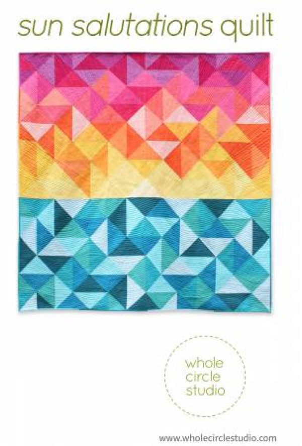 Schnittmuster "Sun Solutions Quilt" Whole Circle Studio